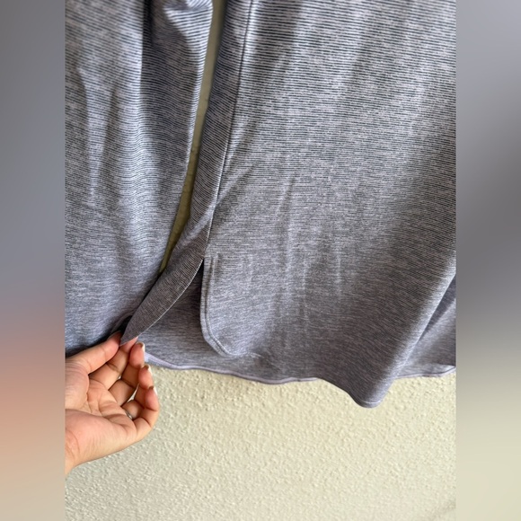 Zella Gray Fitted Long Sleeve Blouse - Picture 4 of 7